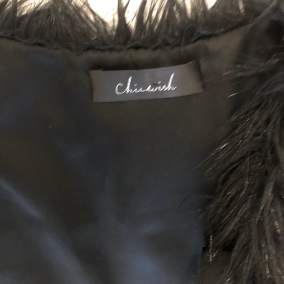 ChicWish Faux Fur Black vest Sz S - Picture 5 of 5